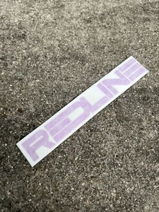 REDLINE Forklifter Number plate decal Radberry Sticker 5” - Picture 1 of 4