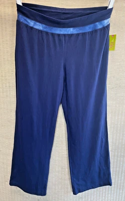 NWT Made For Life Cotton Woman's Cotton Navy Blue Active Lounge Pants size 1X Foto 1 de 4