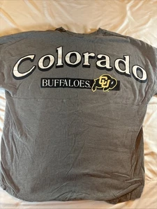 Colorado Buffalos T-Shirt Herren Large grau Langarm Tee Boulder CU Buffs - Bild 1 von 5