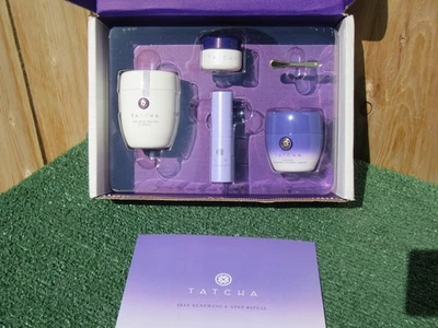 Brand New Tatcha 4 Step Skin Renewing Ritual Ageless Renewal Cream Serum Stick - Image 1 of 4