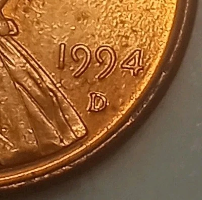 Moneda de error 1994 D RD, RPM, centavo conmemorativo Lincoln, ¡¡envío gratuito!!! Foto 1 de 3