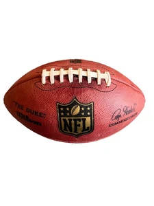 COMO NUEVO WILSON "EL DUQUE" OFICIAL NFL JUEGO CUERO FÚTBOL - Roger Goodell Ball - Imagen 1 de 5