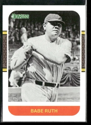 Donruss Babe Ruth #228b New York Yankees 2021 Foto 1 de 2