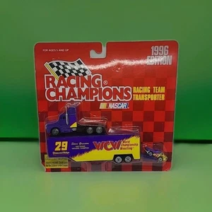 Racing Champions Racing Team Transporter NASCAR 1996 WCW WRESTLING Steve Grissom - Picture 1 of 9