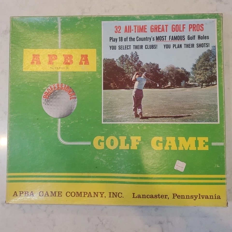 APBA Professional Golf Game PGA Greatest Holes & All Time Great Players 32ATG - Image 1 of 4
