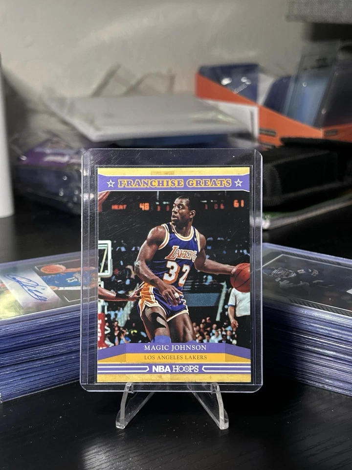 2012-13 Panini NBA Hoops Franchise Greats 1 Magic Johnson - Image 1 of 2