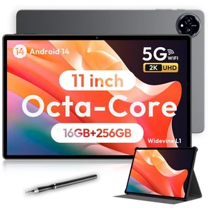 2025 Tablet 11 inch Tablet Android 15 16GB+256GB 8000mAh 2 Camera 13MP+8MP 2K US - Picture 1 of 10