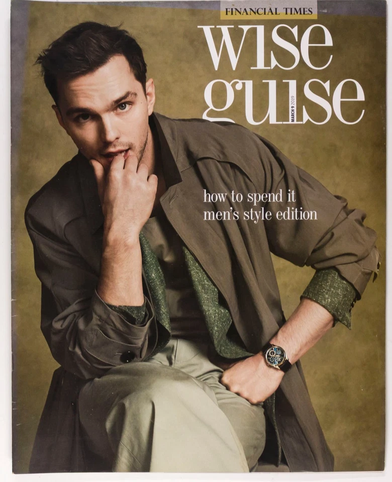 NICHOLAS HOULT PATRICK GRANT How To Spend It magazine March 9 2019 HTSI FT Times - Image 1 of 4
