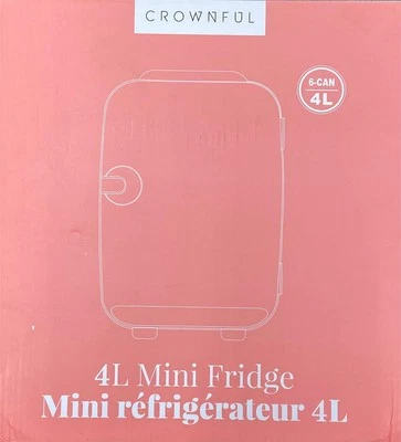 Mini Nevera 4 Litros/6 Latas Portátil Refrigerador y Calentador Personal Nevera Cosméticos Foto 1 de 4