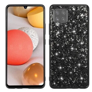 Für Samsung Galaxy A12 A42 5G A21S A51 Glitzer Bling Soft Handy Rückseite Hülle Cover - Bild 1 von 18