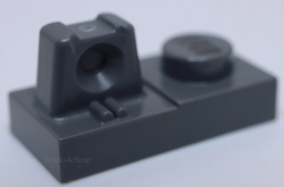 Lego 20x Dark Bluish Gray Hinge Plate 1 x 2 Locking with 1 Finger on Top - Image 1 of 1