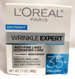 L’oreal Paris Anti-Fine Lines Hydrating Day / Night Moisturizer (35+) 1.7 oz - Picture 1 of 4
