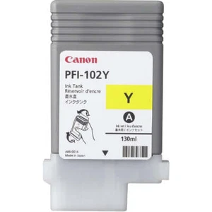CARTUCCIA PFI-102Y GIALLA COMPATIBILE PER CANON IPF500 IPF600 IPF700 LP17 LP24 P - Foto 1 di 1