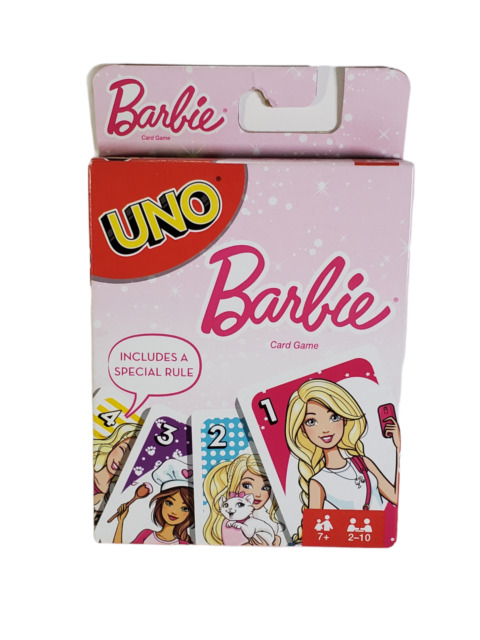 Jogo de Cartas Uno Barbie Mattel - Deck de Cartas - Magazine Luiza