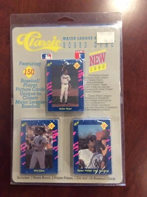 VINTAGE 1990 Classic Major League Baseball Board Game New 150 Cards MLB Sealed - Image 1 of 2