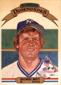 1982 Donruss Diamond Kings GEORGE BRETT Kansas City Royals #15