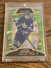 2019-20 Upper Deck Allure Green Quartz Auston Matthews /99 Toronto Maple Leafs