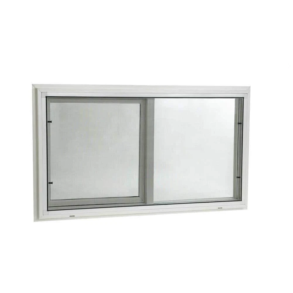 Tafco Basement Slider Vinyl Windows Dual Pane Insulated Glass 32in X 20in White