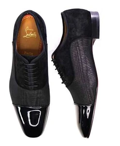 1.050 $ Christian Louboutin – *Greggo* schwarze Oxford-Schuhe US 9,5 (42,5 EU) - Bild 1 von 7