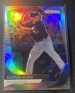 KESTON HIURA - 2020 Prizm Baseball - SILVER PRIZM - #2 - Milwaukee Brewers - Picture 1 of 2
