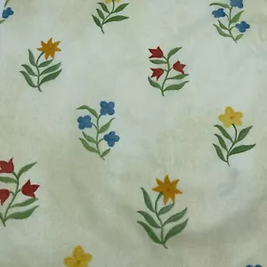 Vintage Designer Mellstock Osborne & Little England Fabric Flowers 2 yds 53" - Picture 1 of 8