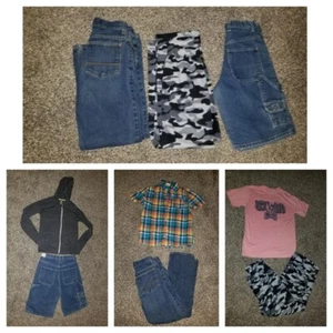 Boys clothes lot xl Sets t-Shirt jeans shorts 14-16 School Clothing tops pajamas - Picture 1 of 8