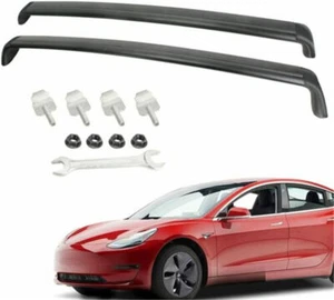 2Pcs Roof Rail Rack Cargo Cross Bars Crossbars Fits for Tesla Model 3 2017-2022 - Imagen 1 de 9