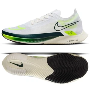 Nike ZoomX Streakfly White/Volt/Green FZ4022-100 Men's Road Racing Shoes Sz 14 - Picture 1 of 9