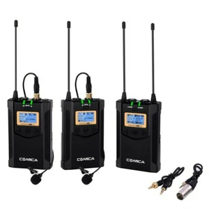 Comica CVM-WM100-PLUS Wireless Dual Microphone System and One Receiver - Picture 1 of 2