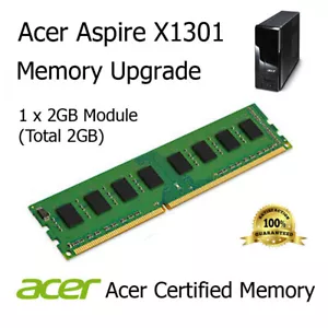 2GB DDR2 Memory Upgrade for Acer Aspire X1301 PC2-5300U 667MHz Computer RAM - Picture 1 of 3