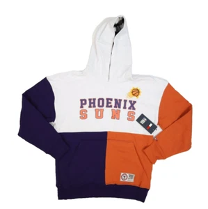 Tommy Jeans x Phoenix Suns NBA Andrew Split Pullover Colorblock Hoodie Mens M - Picture 1 of 11