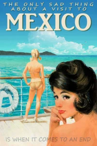 Mexico Cruise Ship Pin Up Poster Ocean Tropical Caribbean Travel Art Print 331 - Picture 1 of 4