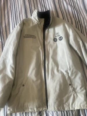 Swingster USA Made Mens Large John Deere UAW Jacket Full Zip quilted Coat! - Image 1 of 3