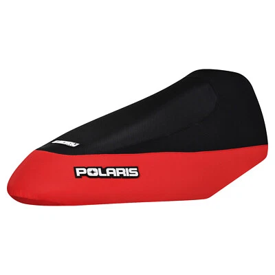 Cubierta de asiento trasera roja Polaris RMK 600 800 900 Dragon 05-07 - NEGRO lateral/parte superior #312 Foto 1 de 3