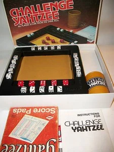 1974 Challenge Yahtzee All Players Score Game - Picture 1 of 1