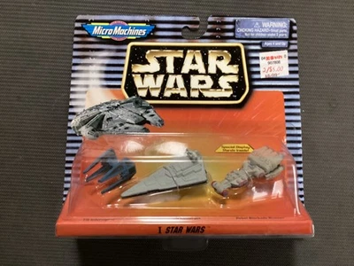 Star Wars Micro Machines I Star Wars 1997 Galoob Sellado Tie Interceptor Corvette Foto 1 de 2