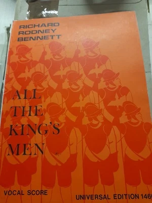 BENNET AND CROSS/ ALL THE KINGS MEN, OPERA FOR YOUNG PEOPLE/ VOCAL SCORE - Image 1 of 2