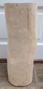 Tree stump table, hardwood log table, natural side table, solid oak wood log - Picture 1 of 8