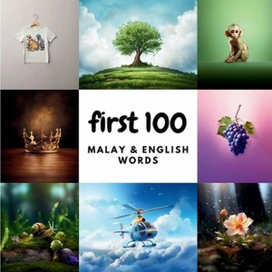 First 100 Malay & English Words by Ali Heidary Paperback Book - Picture 1 of 1