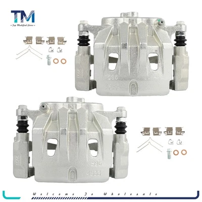 Par de pinzas de freno delanteras con soporte para Toyota Highlander 2008-2013 Foto 1 de 4