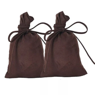 Bolsas medievales con cordón de recreación pagana bolsa para monedas bolsa de Halloween 2 piezas Foto 1 de 4