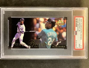 1994 Fleer extra bases ( POP 2 / 1^) Ken Griffey Jr #14 Game Beakers MINT PSA 9 - Picture 1 of 6