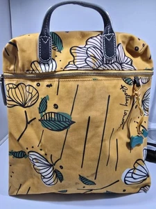 RADLEY London π Floristics Summer Responsible Backpack Yellow Retro Floral vgc - Picture 1 of 14