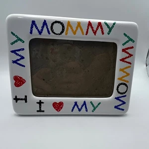 Vintage I Love My Mommy Picture Frame Home Decor Colorful Mother's Day Gift 3x5 - Picture 1 of 5