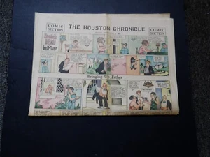 Periódico The Houston Chronicle 8 páginas sección de cómics domingo 4 de septiembre de 1927. - Imagen 1 de 8