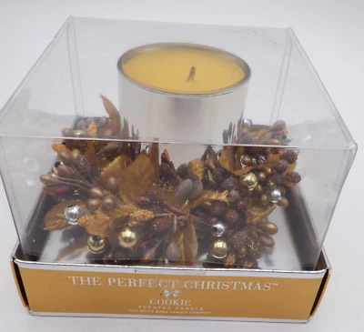 The White Barn Candle Company Perfect Christmas Cookie Scented Wreath UNUSED - Image 1 of 4