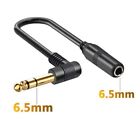 90 Degree Audio Cord 1/4 Inch TS Mono Jack 6.35mm Stereo Guitar Cable  Pianos