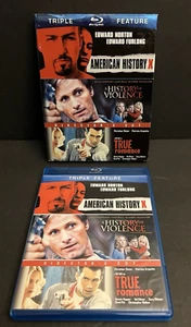 American History X, A History of Violence, True Romance Blu-ray Triple Slipcover - Imagen 1 de 5