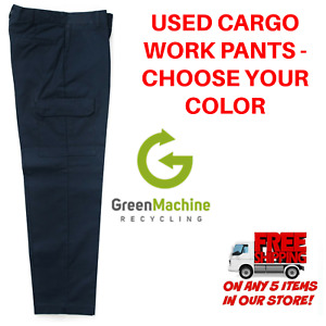 Used Uniform Work Pants Cargo Cintas Redkap Unifirst G&K Dickies etc