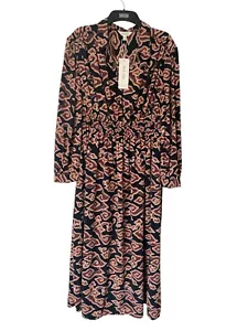 Per Una Maxikleid Gr. 8 / S Hemd Tee Kleid Langarm Knöpfe - Bild 1 von 7